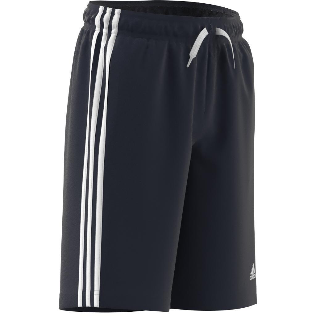 Kids Essentials 3-Stripes Shorts, Blue, , large image number 9