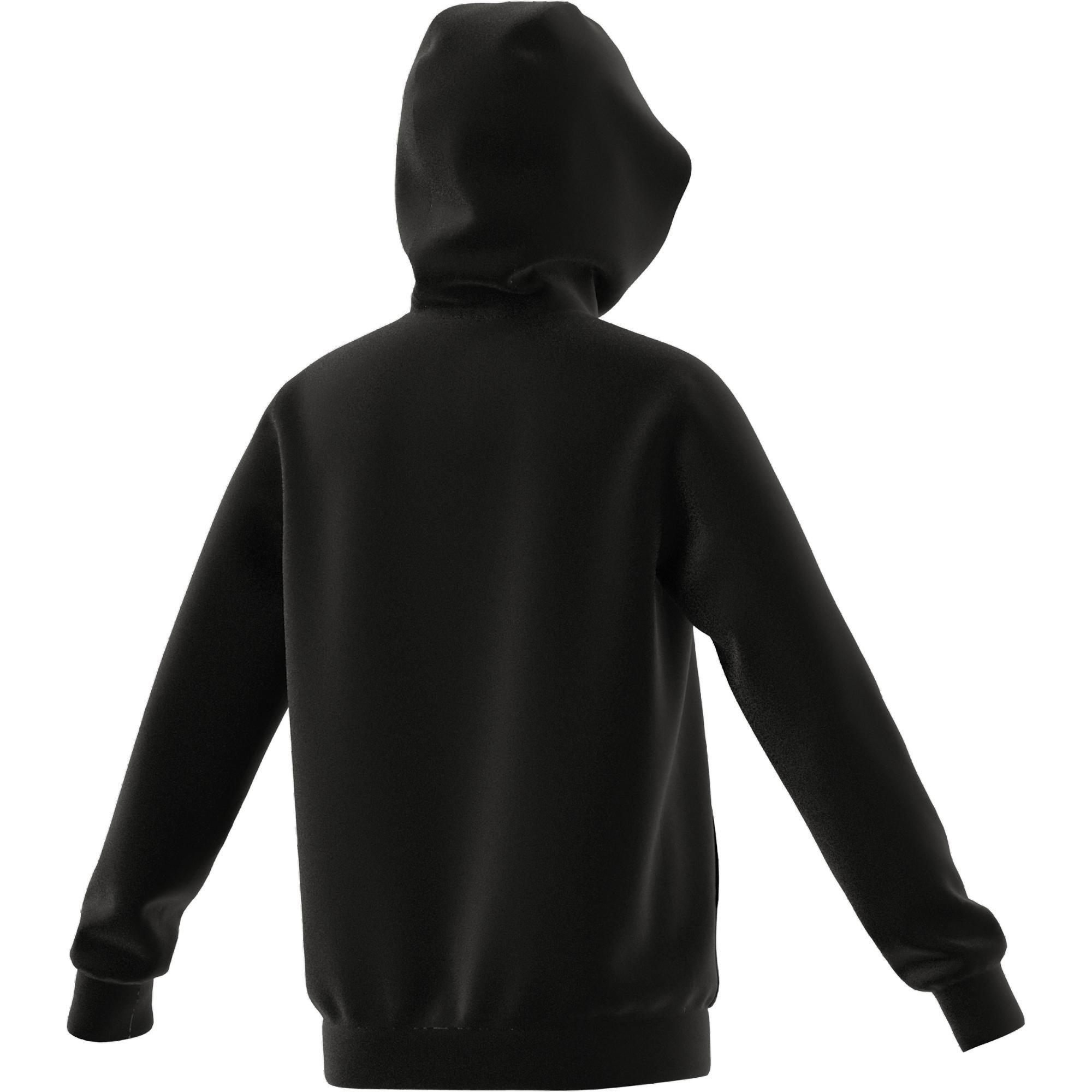Kids Essentials Hoodie, Black, A901_ONE, large image number 7