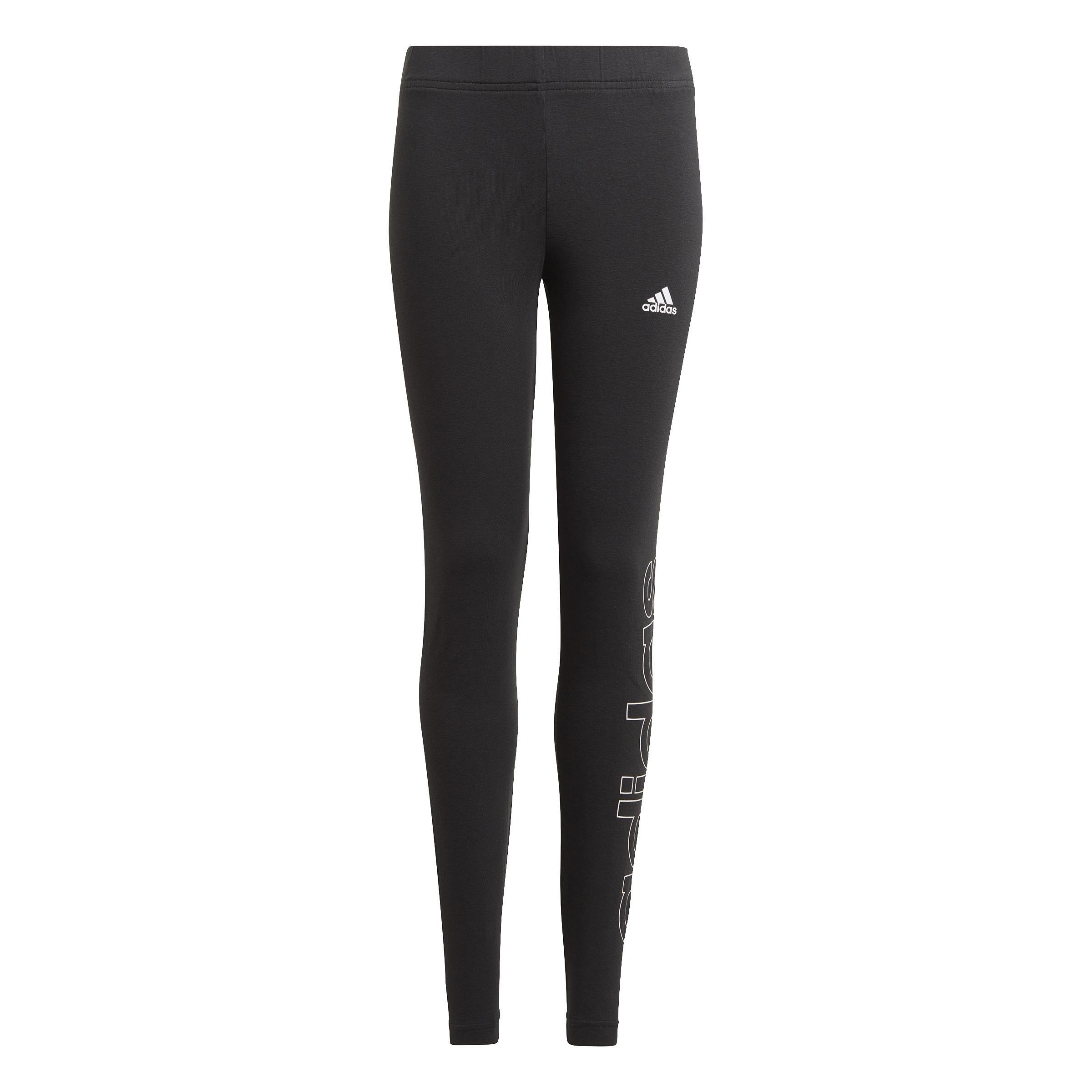 Kids Essentials Linear Tights, Black, , large image number 0