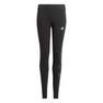 Kids Girls Adidas Essentials Linear Tights, Black, A901_ONE, thumbnail image number 0
