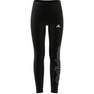Kids Girls Adidas Essentials Linear Tights, Black, A901_ONE, thumbnail image number 5