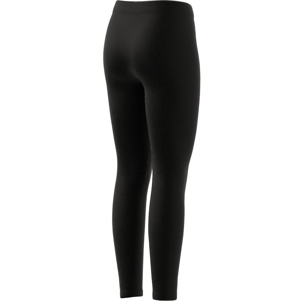 Kids Essentials Linear Tights, Black, , large image number 6