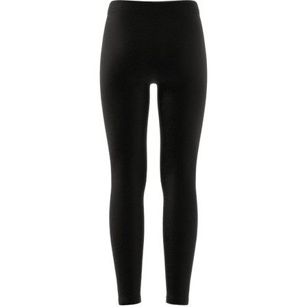 Kids Girls Adidas Essentials Linear Tights, Black, A901_ONE, large image number 8
