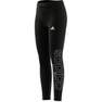 Kids Girls Adidas Essentials Linear Tights, Black, A901_ONE, thumbnail image number 9