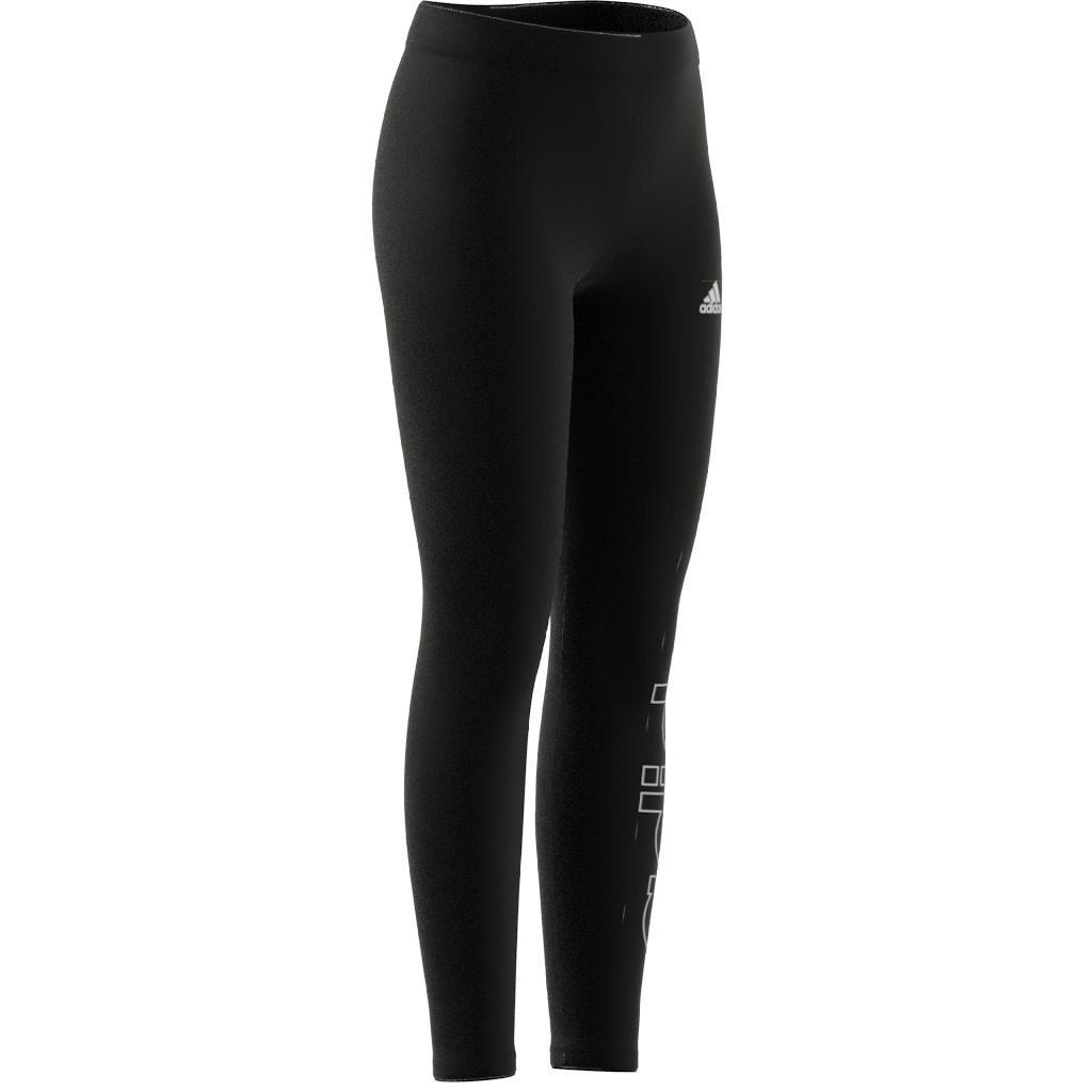 Kids Essentials Linear Tights, Black, , large image number 10