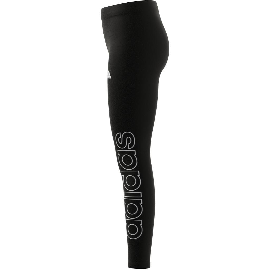 Kids Essentials Linear Tights, Black, , large image number 12