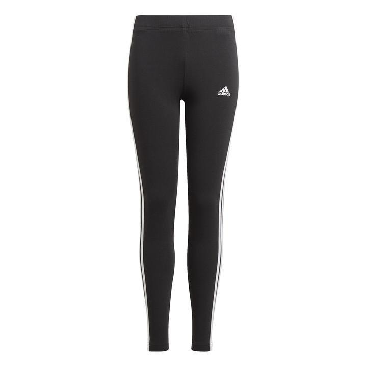 Kids Essentials 3-Stripes Leggings, Black, , large image number 0