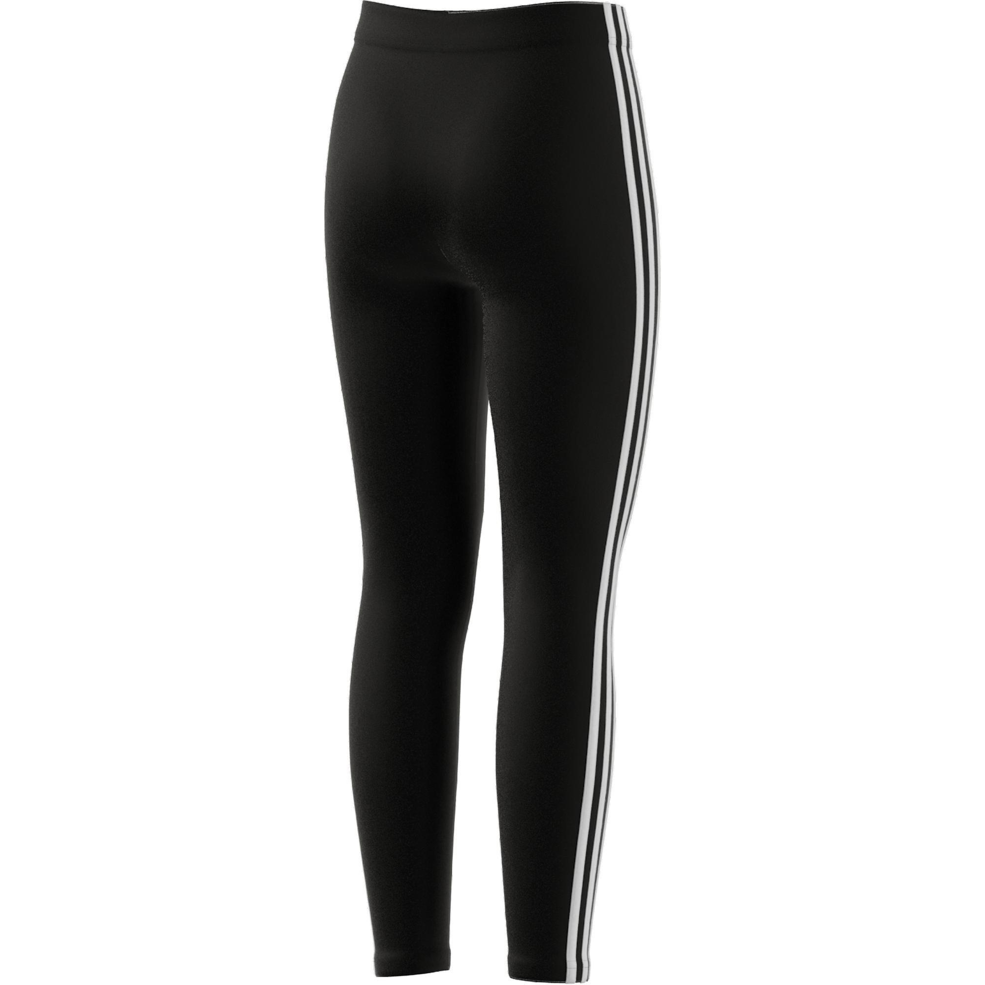Kids Essentials 3-Stripes Leggings, Black, , large image number 1