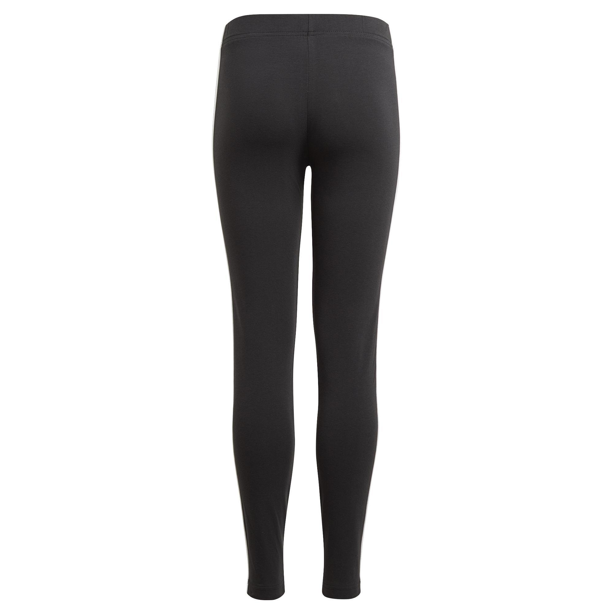 Kids Essentials 3-Stripes Leggings, Black, , large image number 6