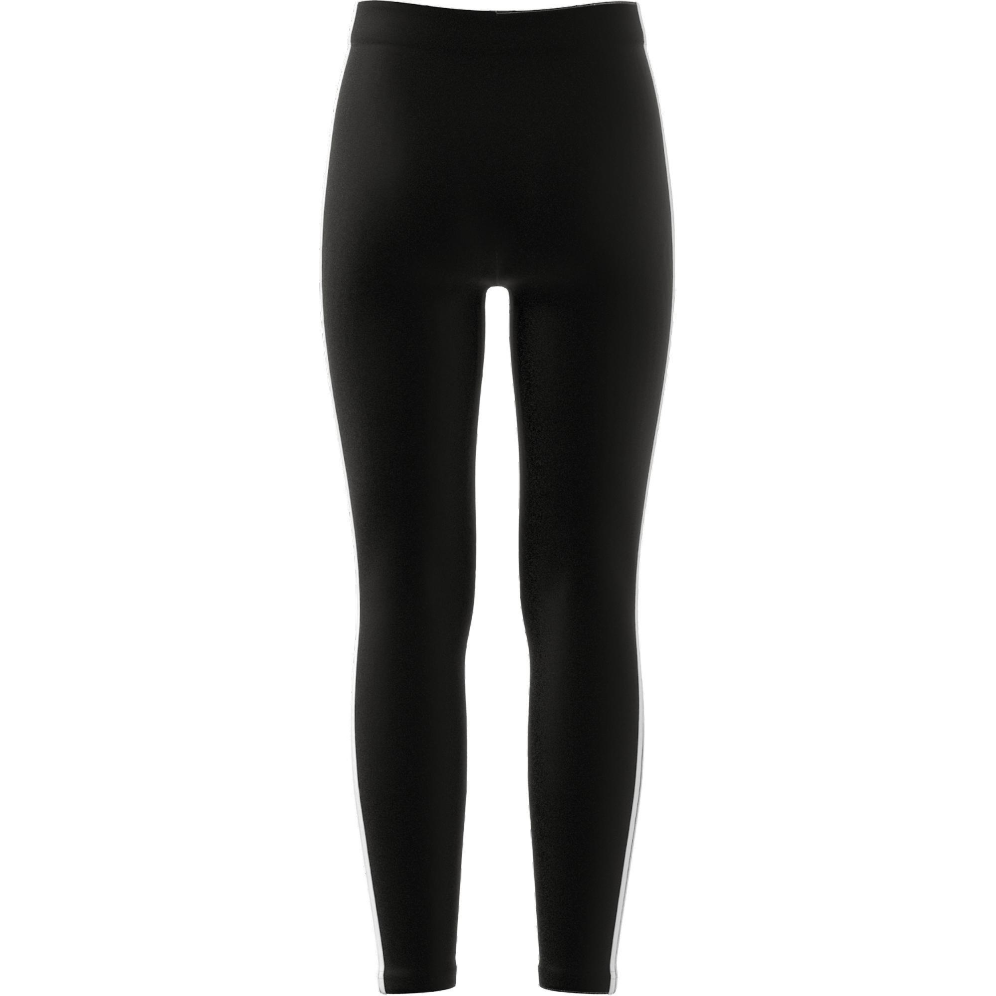 Kids Essentials 3-Stripes Leggings, Black, , large image number 7