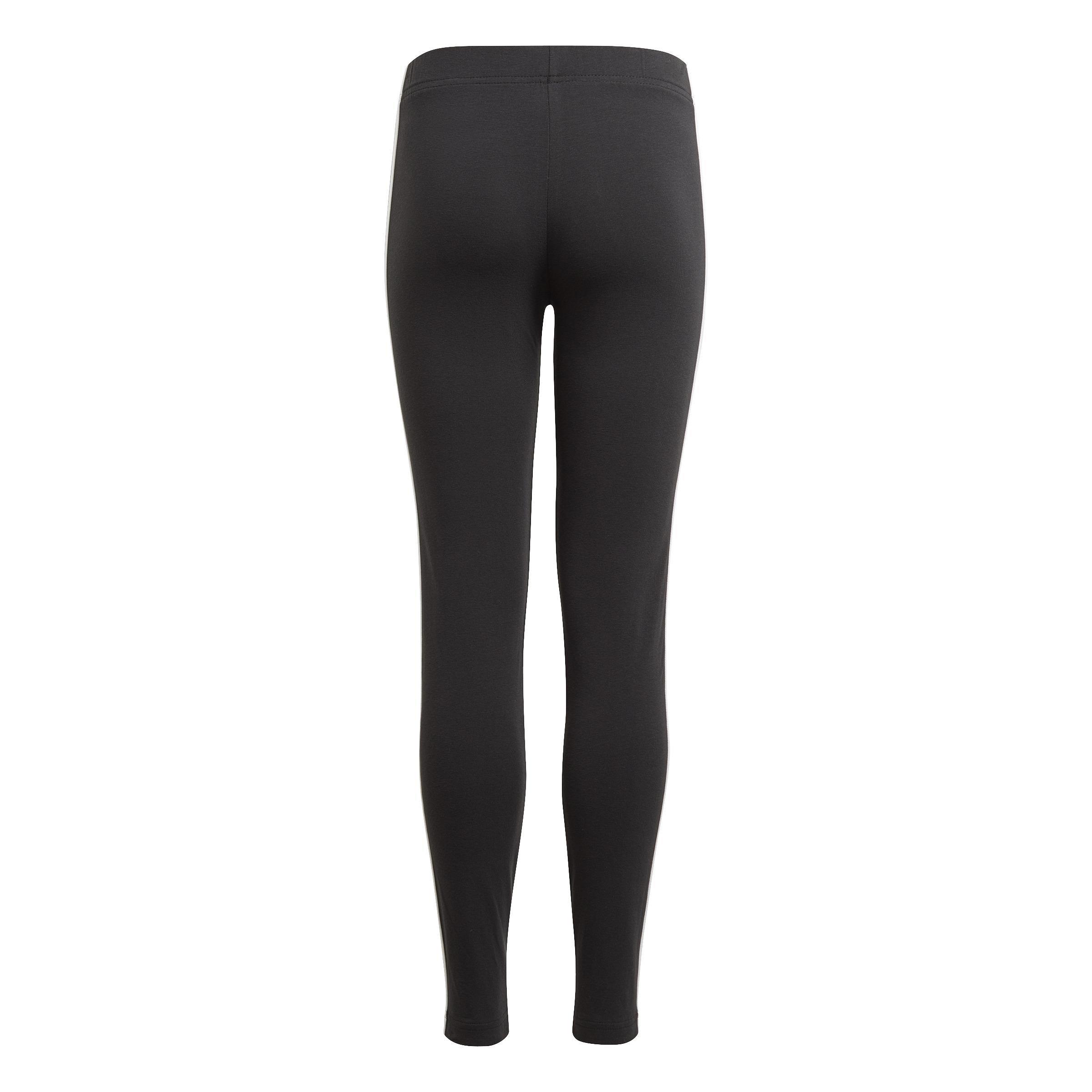 Kids Essentials 3-Stripes Leggings, Black, , large image number 8