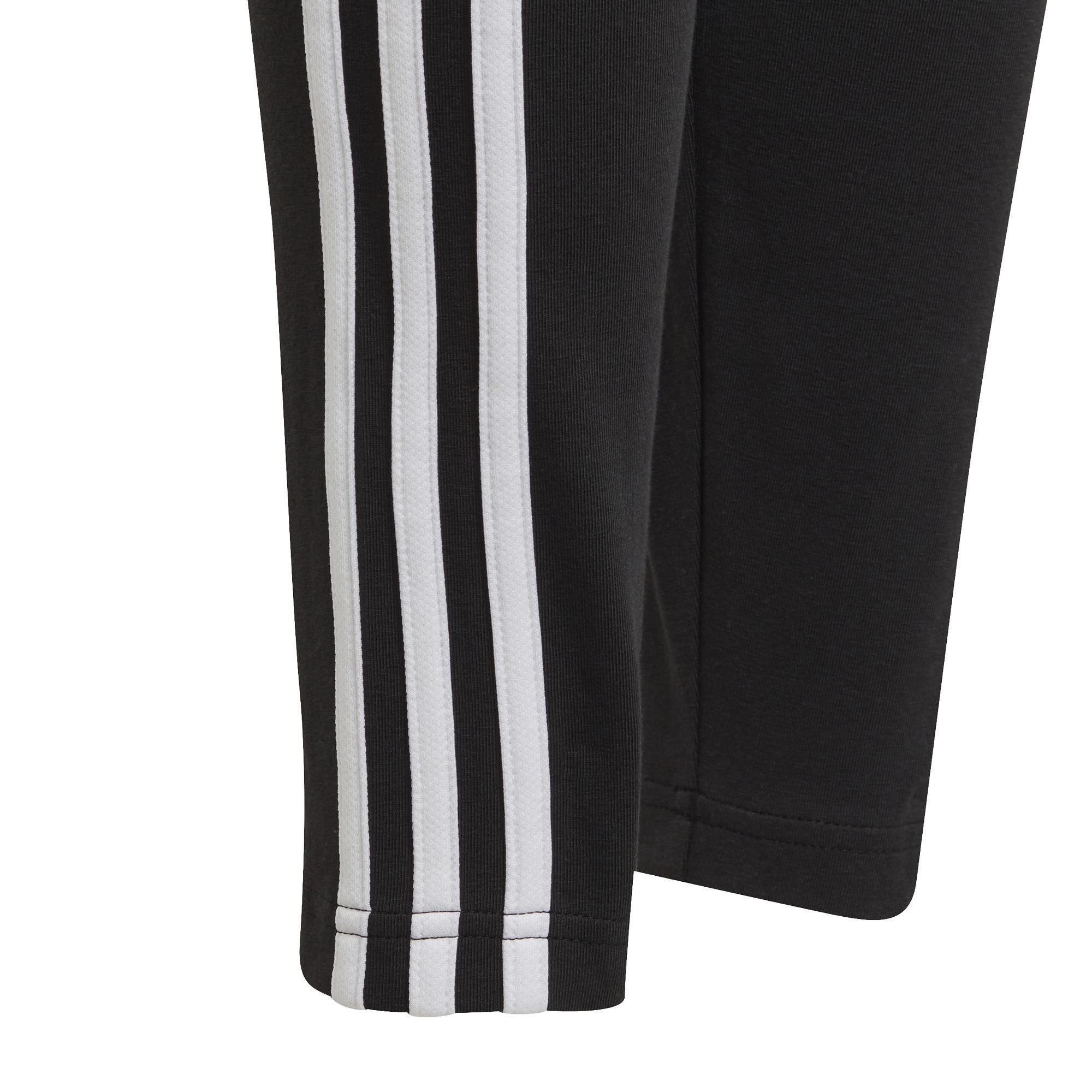 Kids Essentials 3-Stripes Leggings, Black, , large image number 10