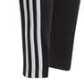 Kids Girls Adidas Essentials 3-Stripes Leggings, Black, A901_ONE, thumbnail image number 12
