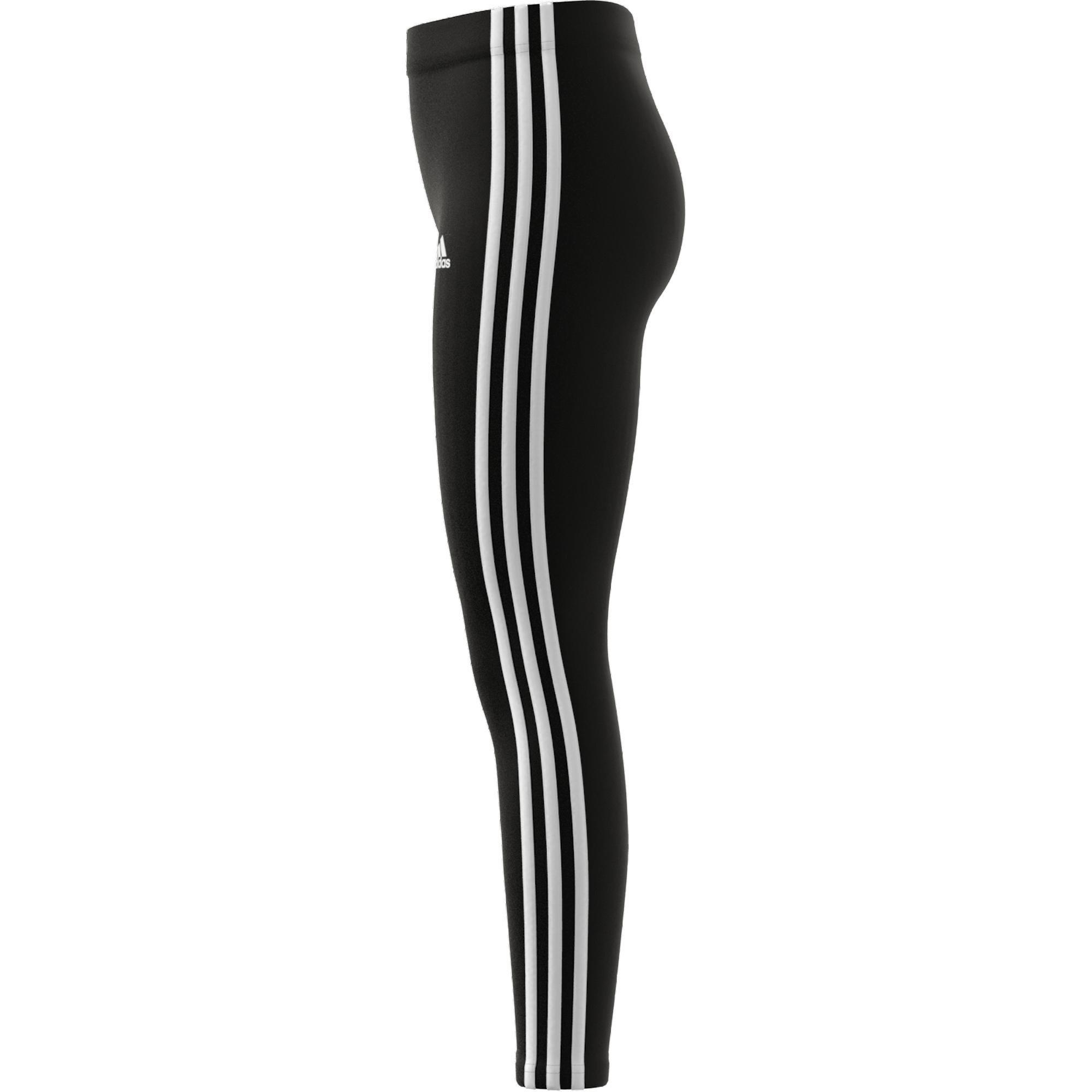 Kids Essentials 3-Stripes Leggings, Black, , large image number 14
