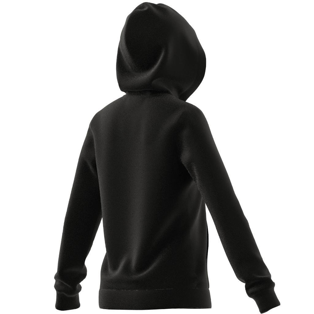 Kids Essentials Full-Zip Hoodie, Black, , large image number 5