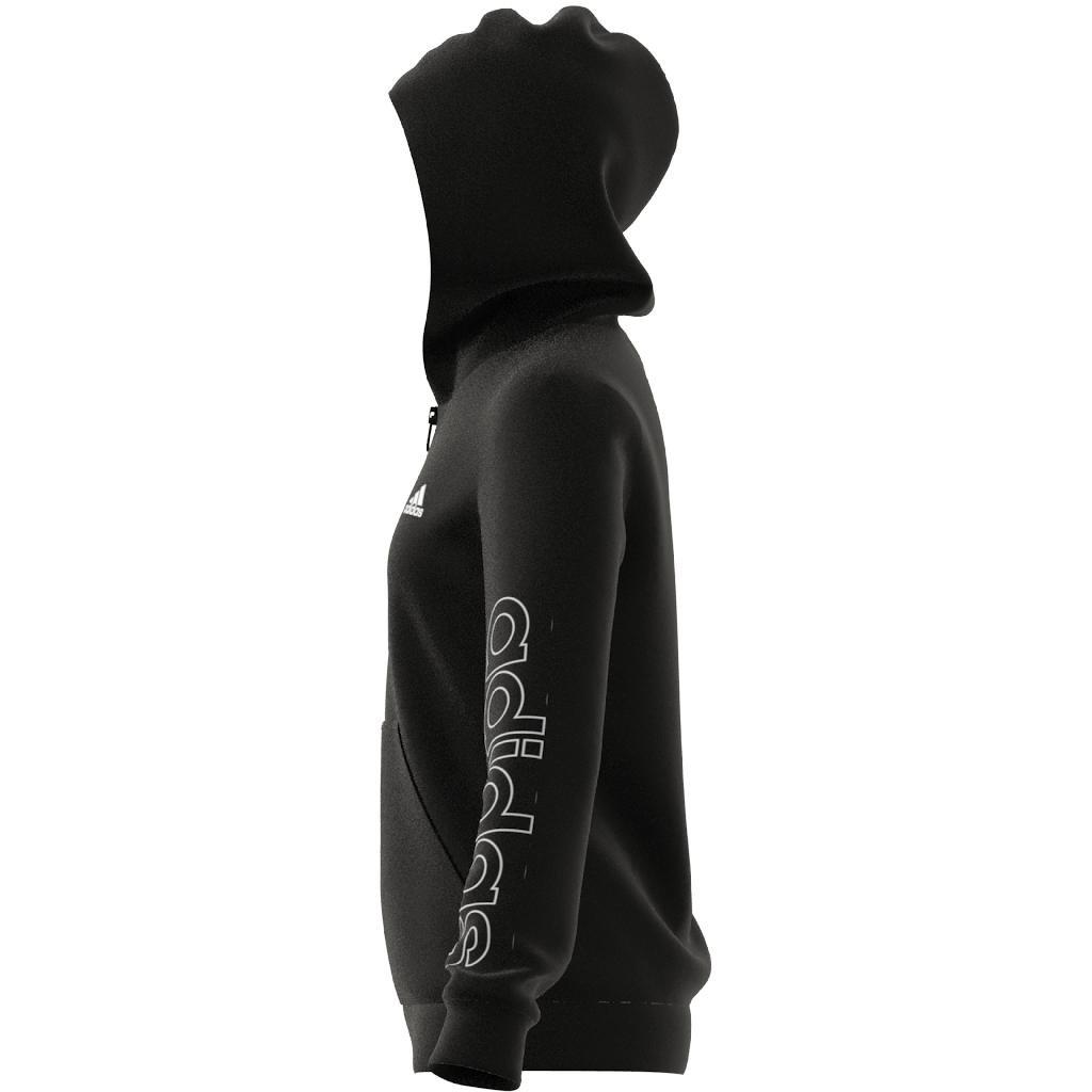 Kids Essentials Full-Zip Hoodie, Black, , large image number 6