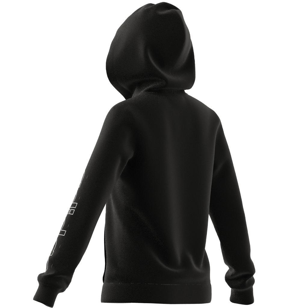 Kids Essentials Full-Zip Hoodie, Black, , large image number 10
