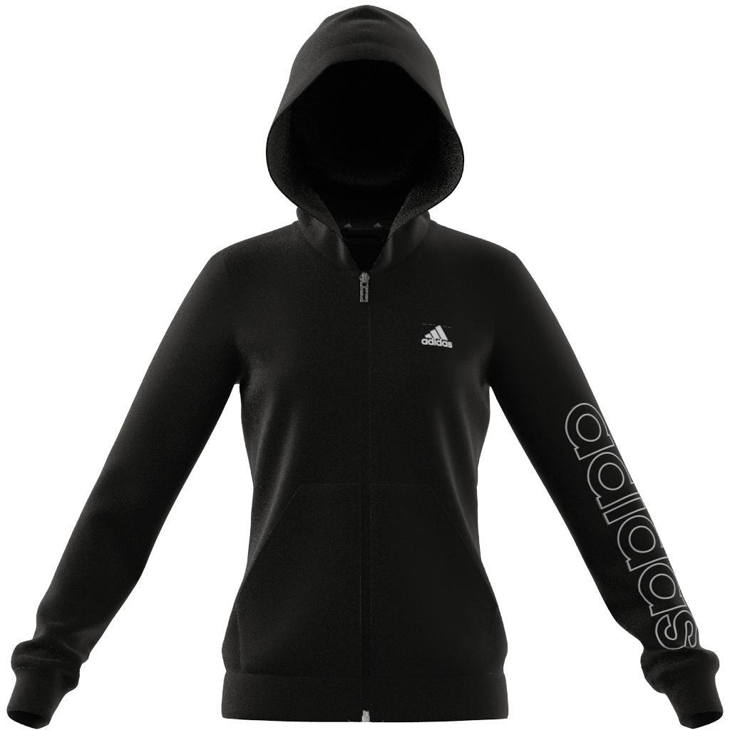 Kids Essentials Full-Zip Hoodie, Black, , large image number 12