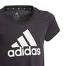 Kids Girls Adidas Essentials T-Shirt, Black, A901_ONE, thumbnail image number 11