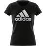 Kids Girls Adidas Essentials T-Shirt, Black, A901_ONE, thumbnail image number 23