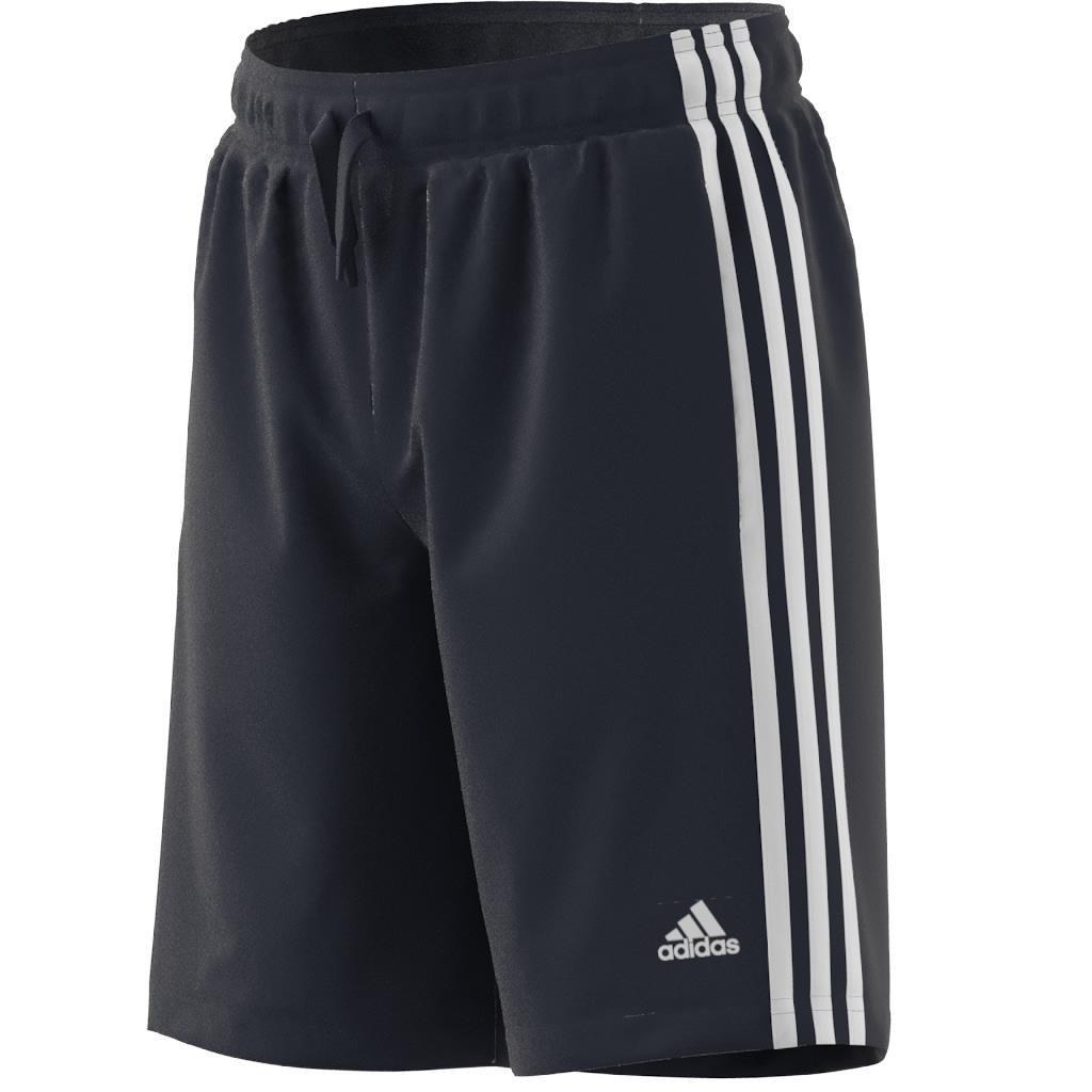 Kids adidas Essentials 3-Stripes Chelsea Shorts, Blue, A901_ONE, large image number 3