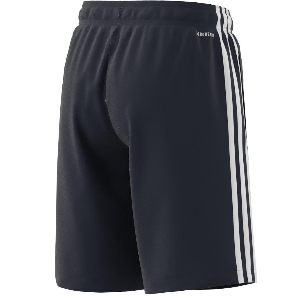 Kids adidas Essentials 3-Stripes Chelsea Shorts, Blue, A901_ONE, large image number 4