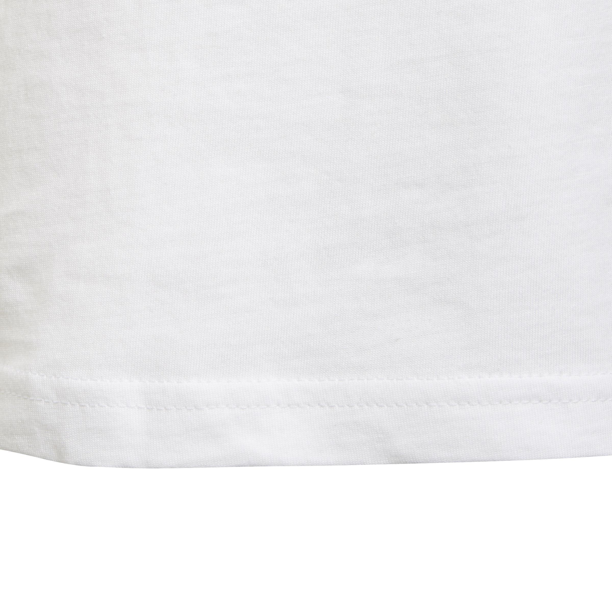 Unisex Kids Graphic Trefoil Shorts Tee Set, White, , large image number 6