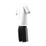 Kids Unisex Graphic Trefoil Shorts Tee Set, White, A901_ONE, thumbnail image number 8