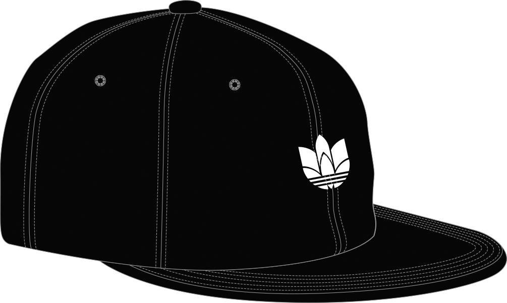 Unisex 3D Adicolor Vintage Ball Cap, Black, A901_ONE, large image number 4
