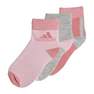 Kids Ankle Socks - 3 Pairs, Pink, A901_ONE, thumbnail image number 0