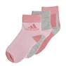 Kids Ankle Socks - 3 Pairs, Pink, A901_ONE, thumbnail image number 2