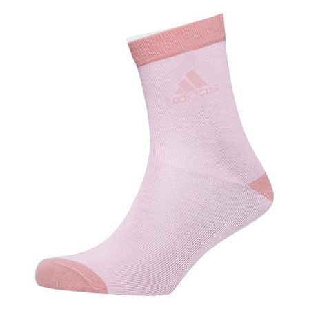Kids Ankle Socks - 3 Pairs, Pink, A901_ONE, large image number 6