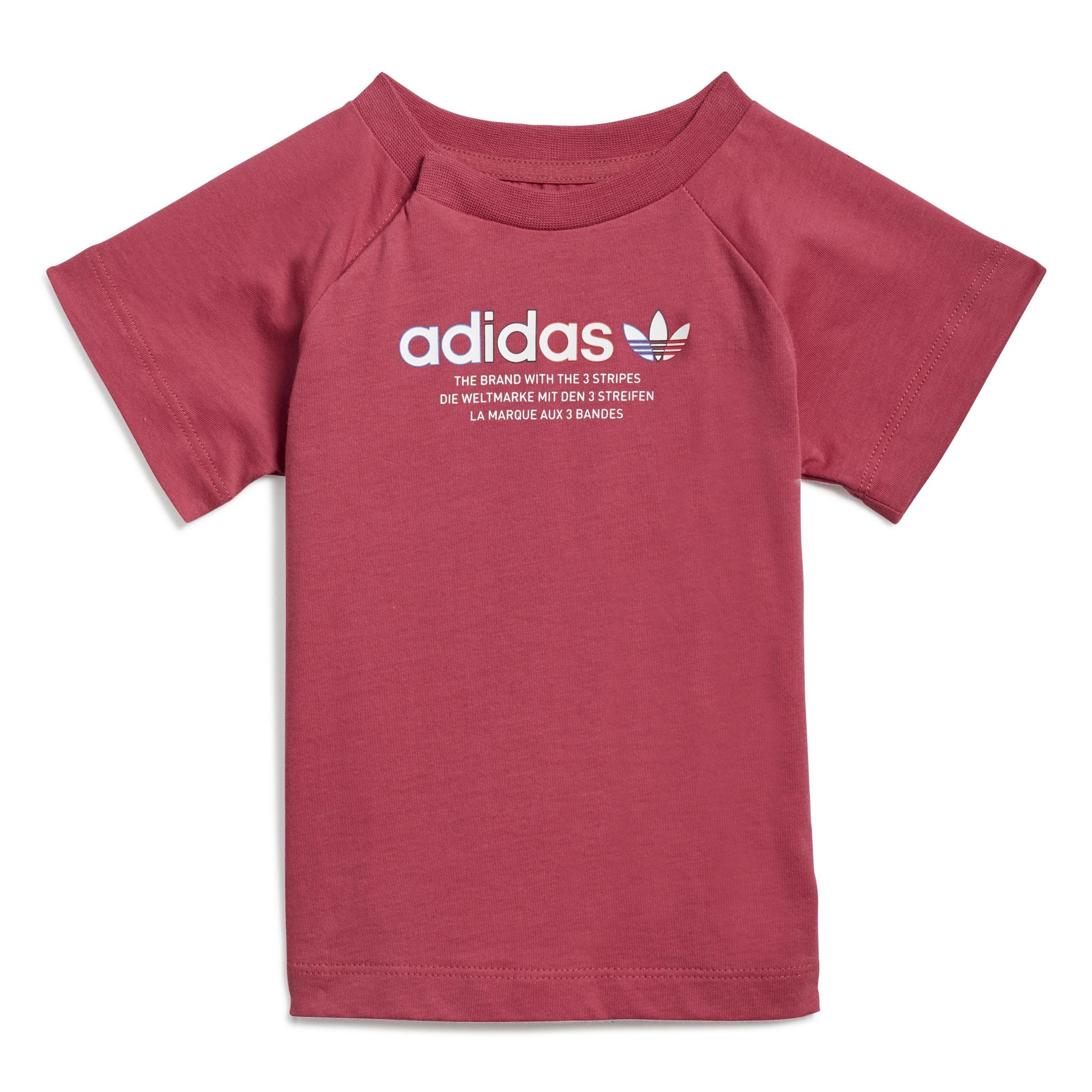 Unisex Kids Adicolor Graphic T-Shirt, Pink, , large image number 0