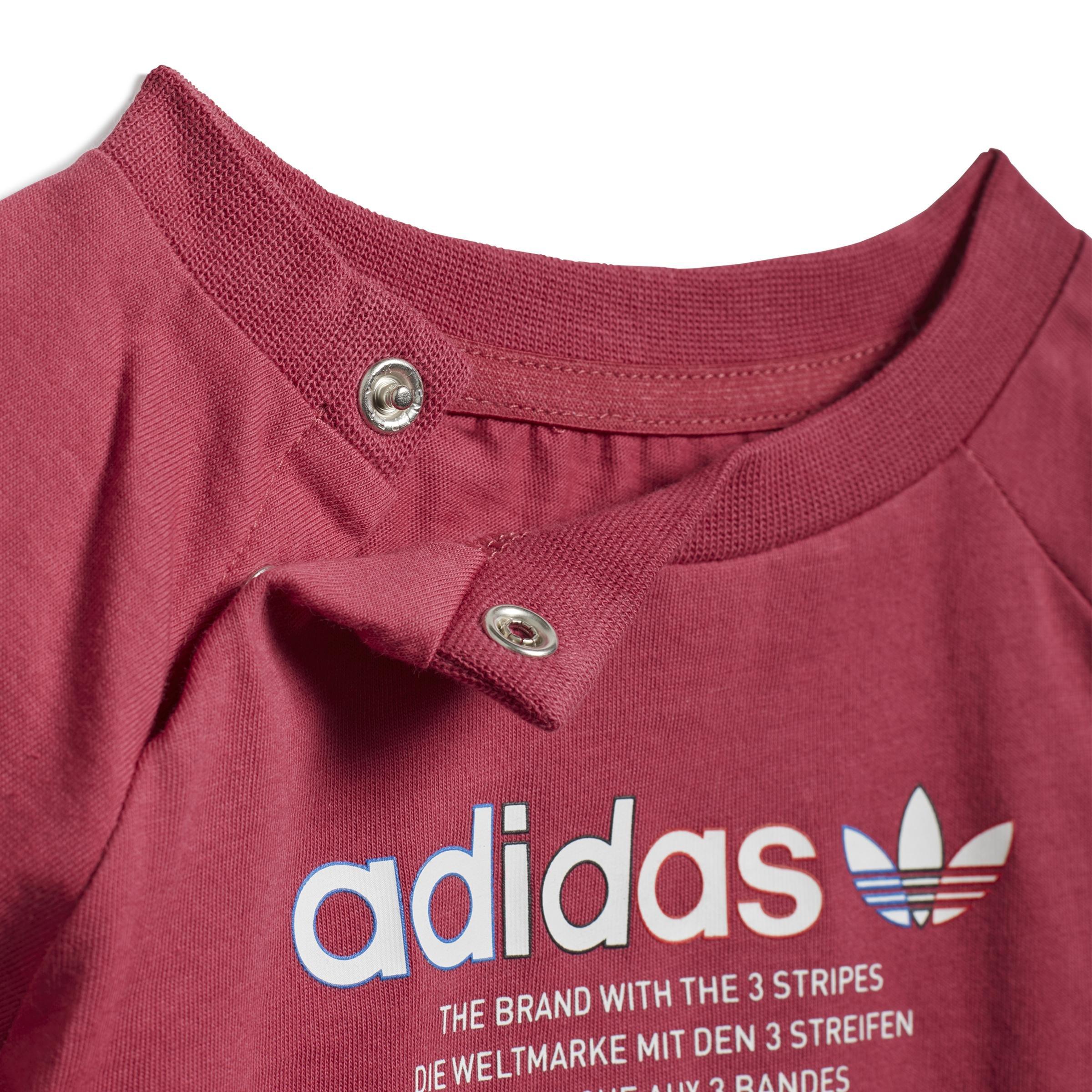 Unisex Kids Adicolor Graphic T-Shirt, Pink, , large image number 2