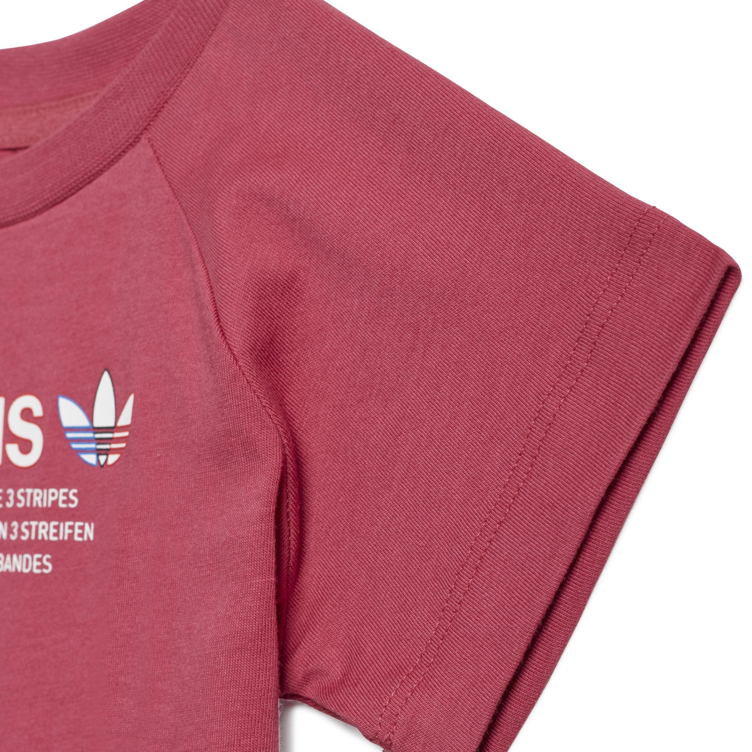 Unisex Kids Adicolor Graphic T-Shirt, Pink, , large image number 4