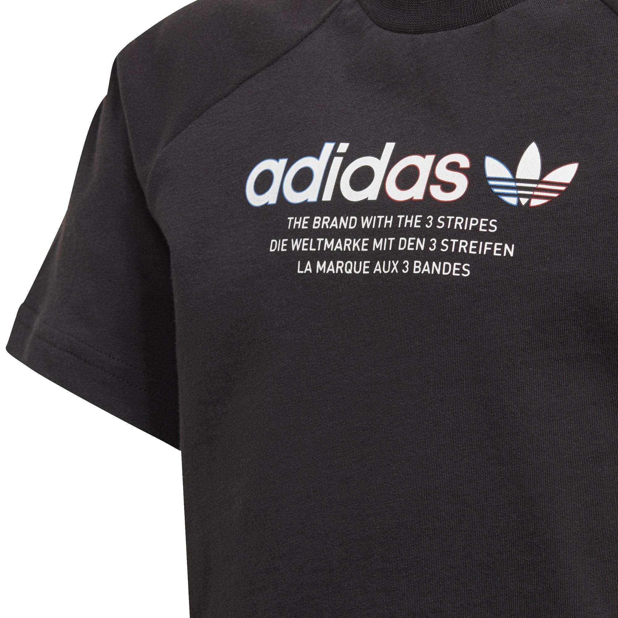 Unisex Kids Adicolor Graphic T-Shirt, Black, , large image number 13