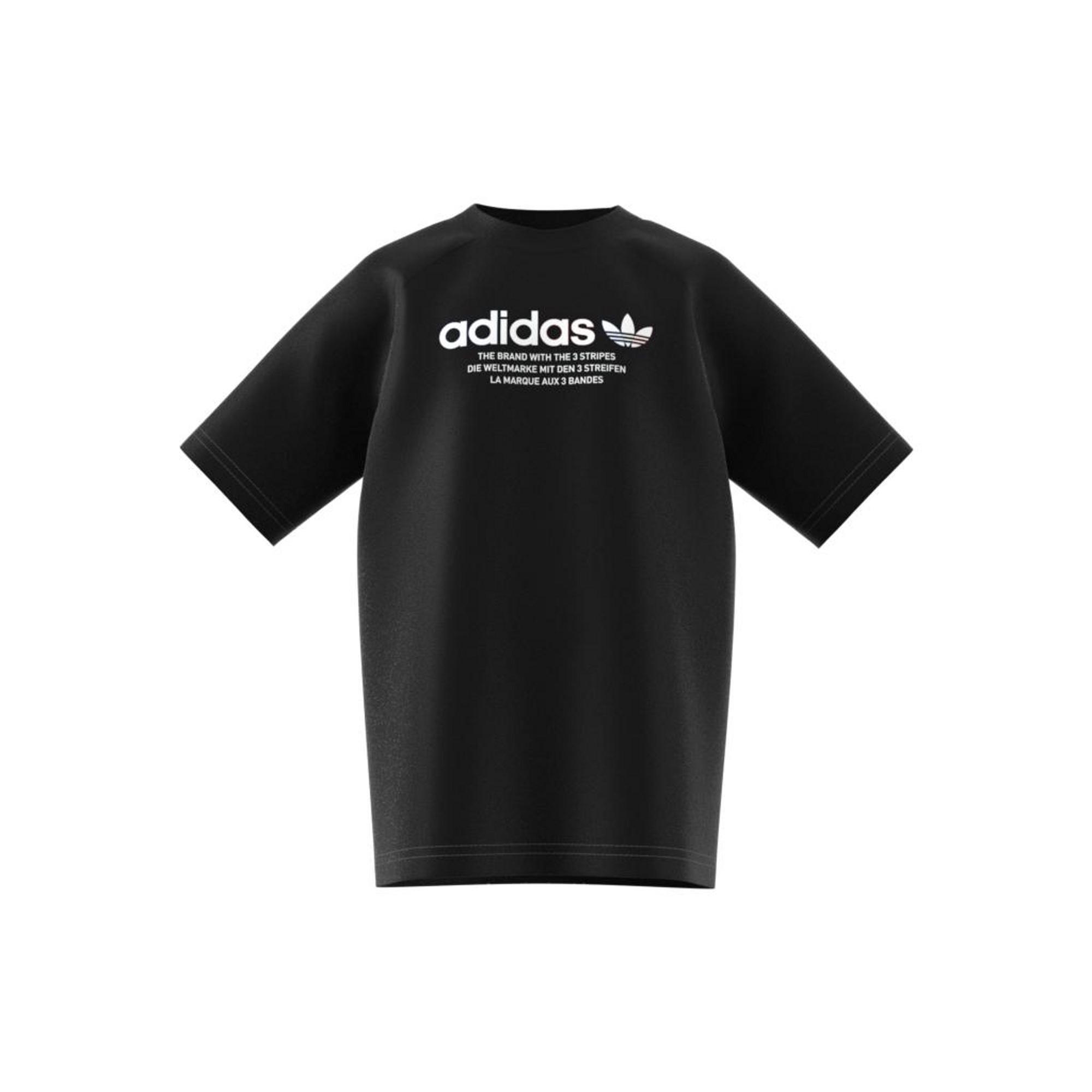Unisex Kids Adicolor Graphic T-Shirt, Black, , large image number 17