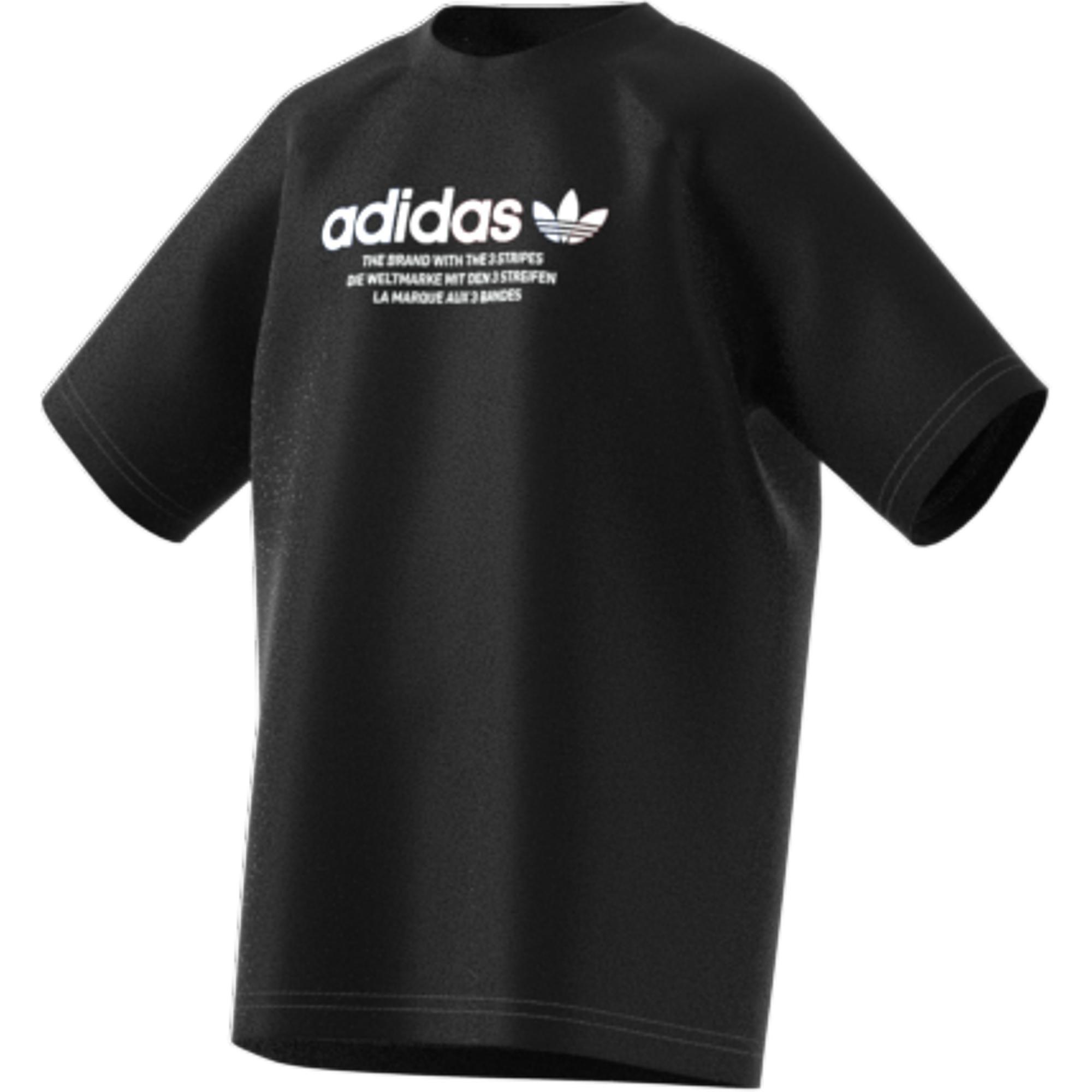 Unisex Kids Adicolor Graphic T-Shirt, Black, , large image number 19