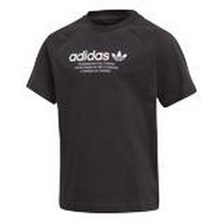 Kids  Adicolor Graphic T-Shirt, Black, A901_ONE, large image number 24