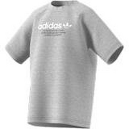 Kids  Adicolor Graphic T-Shirt, Grey, A901_ONE, large image number 15