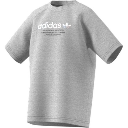 Kids  Adicolor Graphic T-Shirt, Grey, A901_ONE, large image number 23