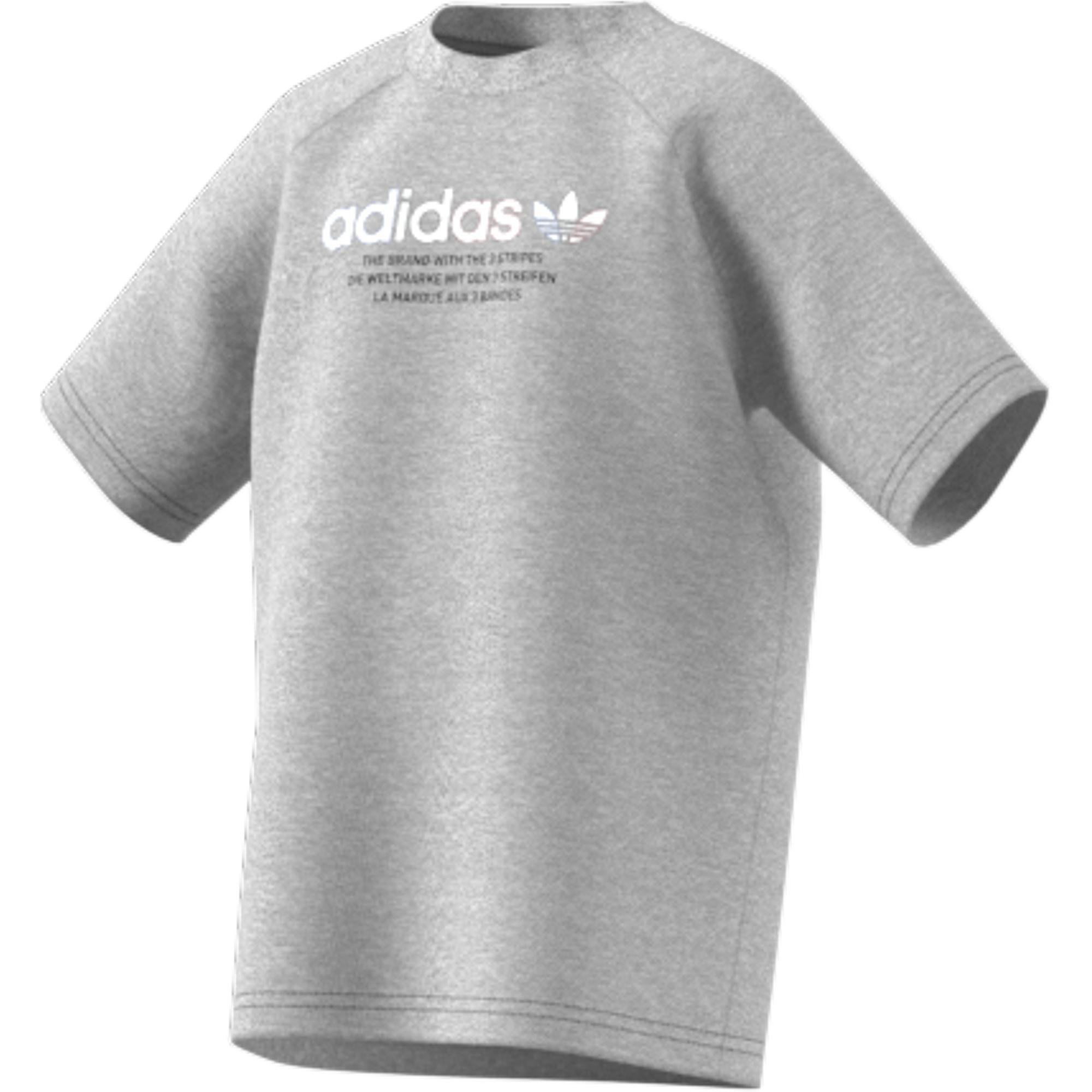 Unisex Kids Adicolor Graphic T-Shirt, Grey, A901_ONE, large image number 23