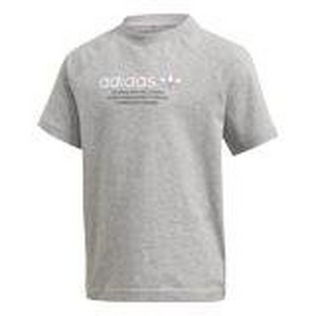 Kids  Adicolor Graphic T-Shirt, Grey, A901_ONE, large image number 24