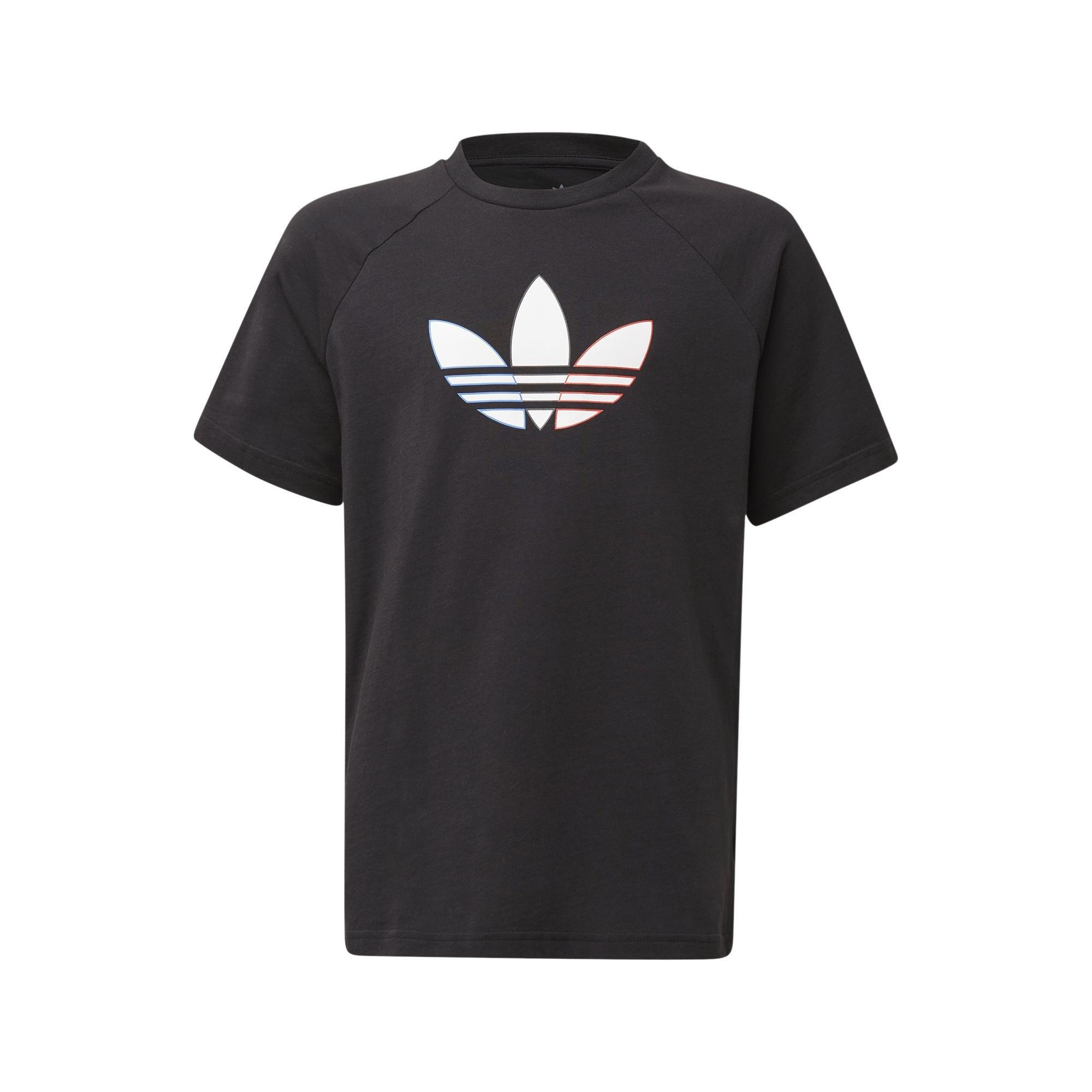 Unisex Kids Adicolor Graphic T-Shirt, Black, , large image number 0