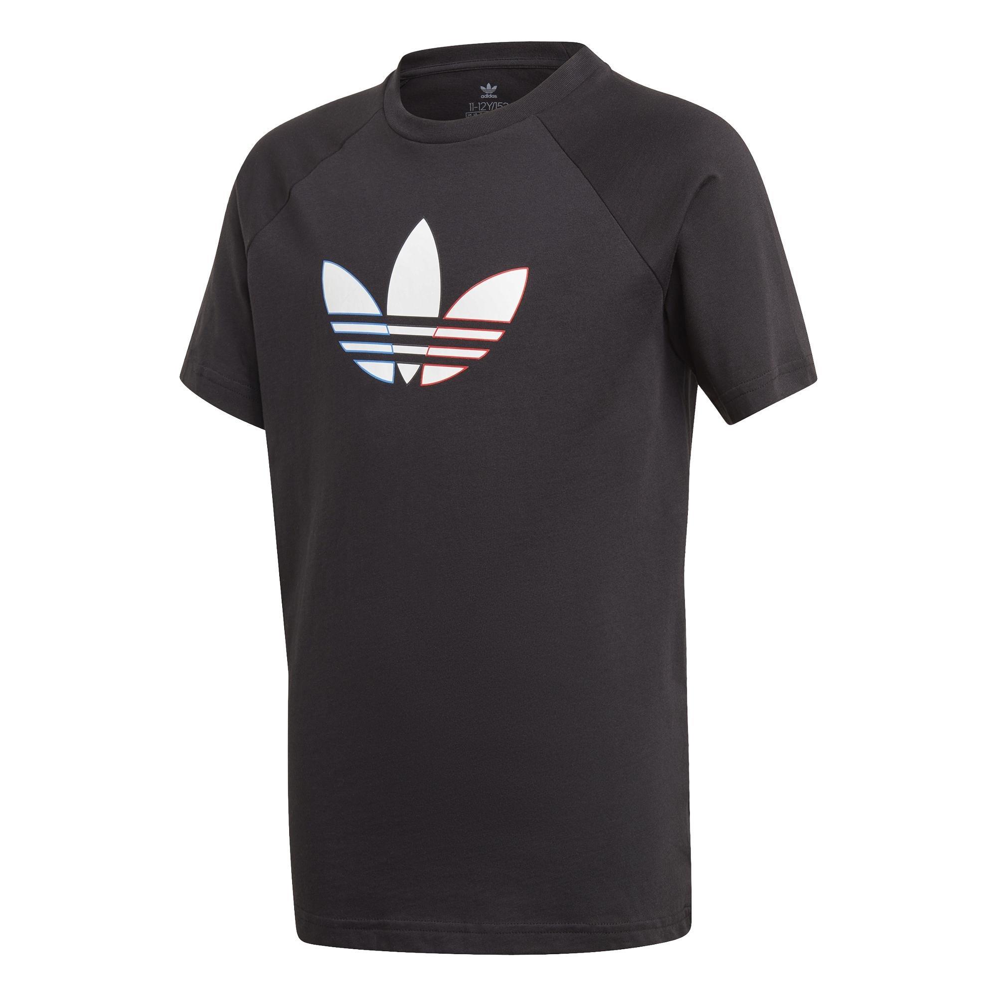 Unisex Kids Adicolor Graphic T-Shirt, Black, , large image number 1