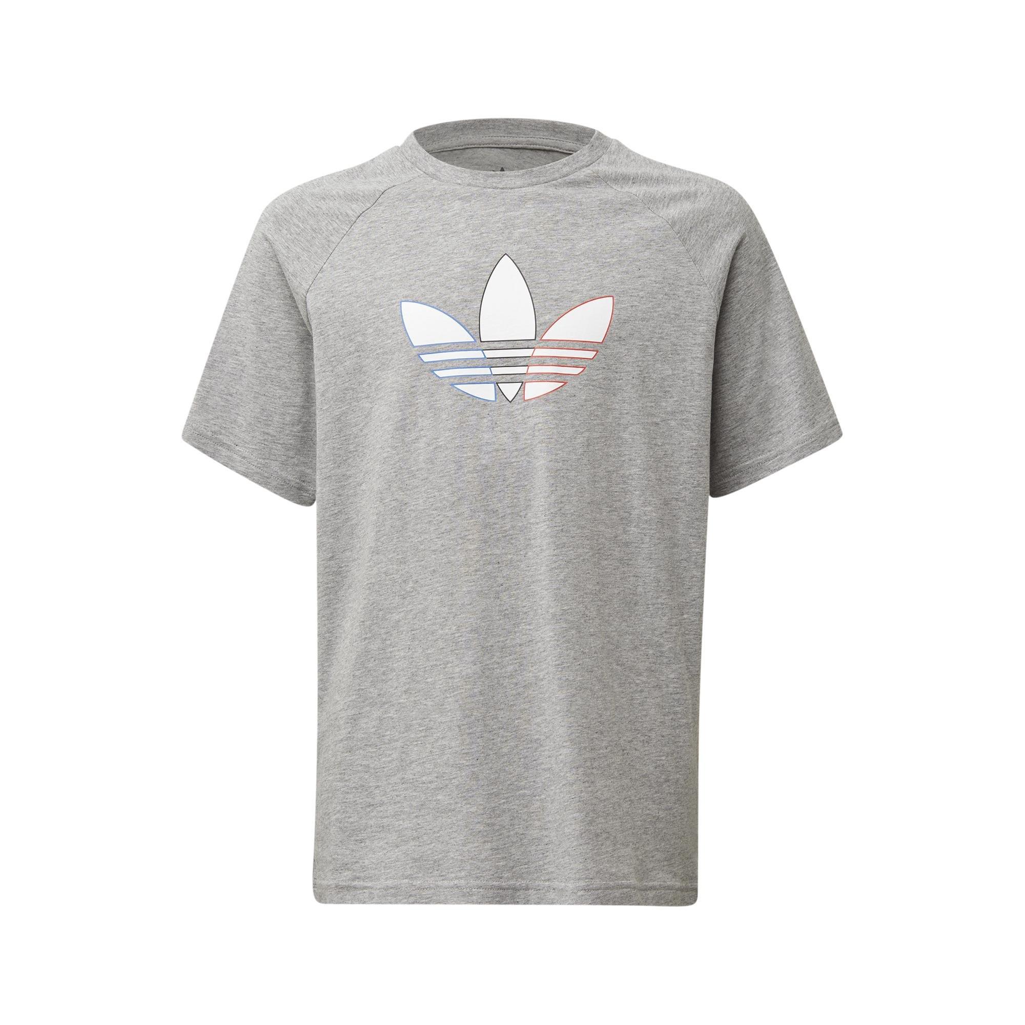 Unisex Kids Adicolor Graphic T-Shirt, Grey, A901_ONE, large image number 0