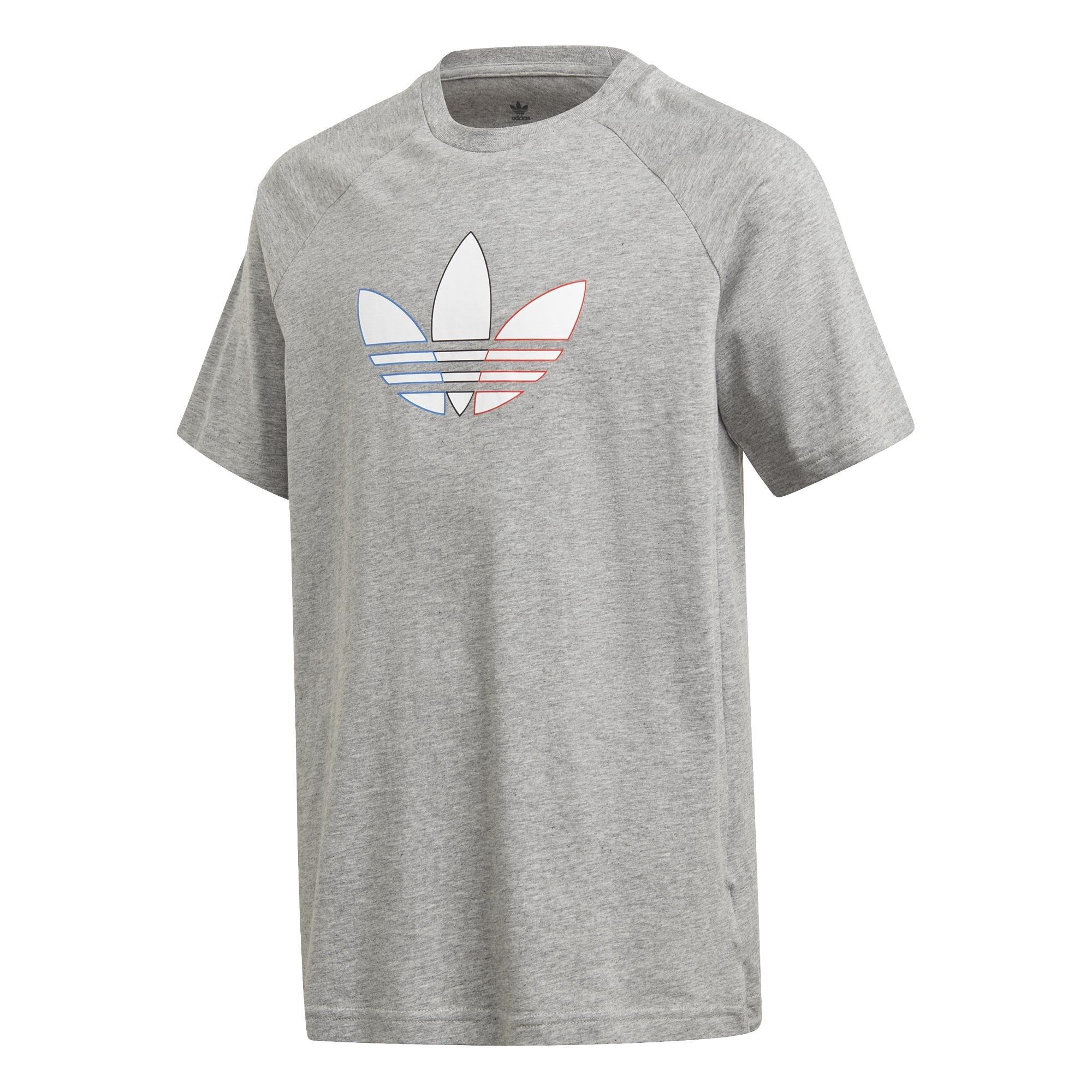 Unisex Kids Adicolor Graphic T-Shirt, Grey, A901_ONE, large image number 1