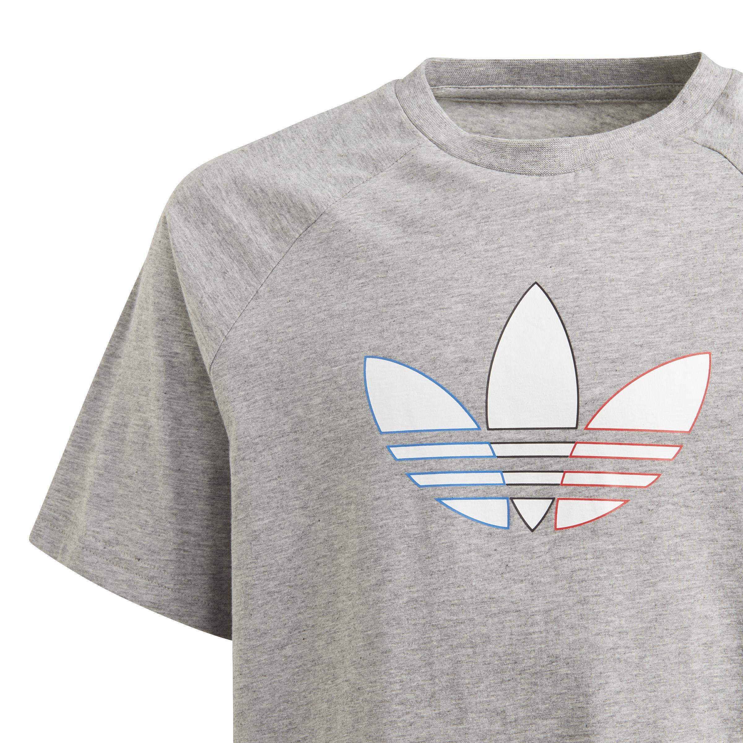 Unisex Kids Adicolor Graphic T-Shirt, Grey, A901_ONE, large image number 7