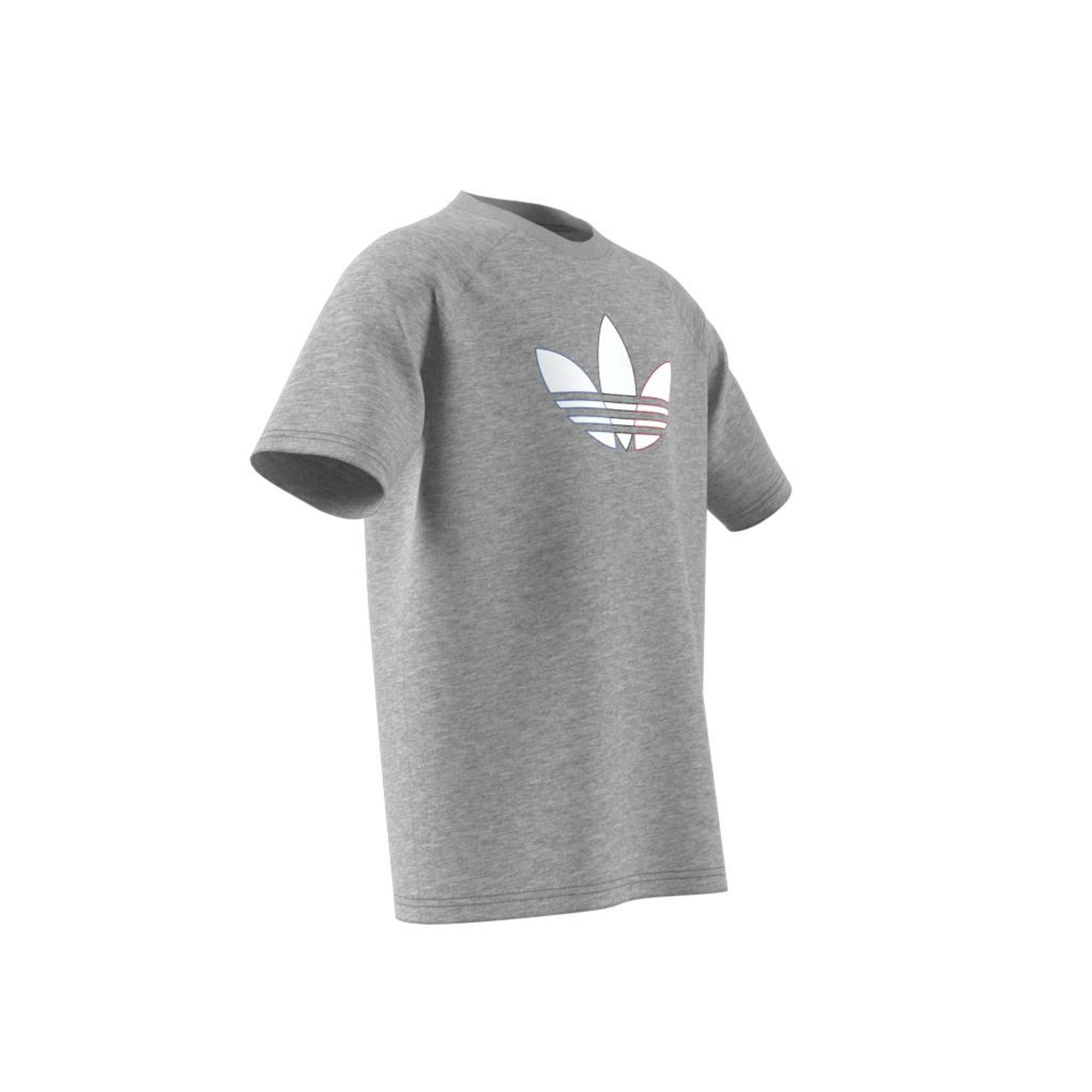 Unisex Kids Adicolor Graphic T-Shirt, Grey, A901_ONE, large image number 13