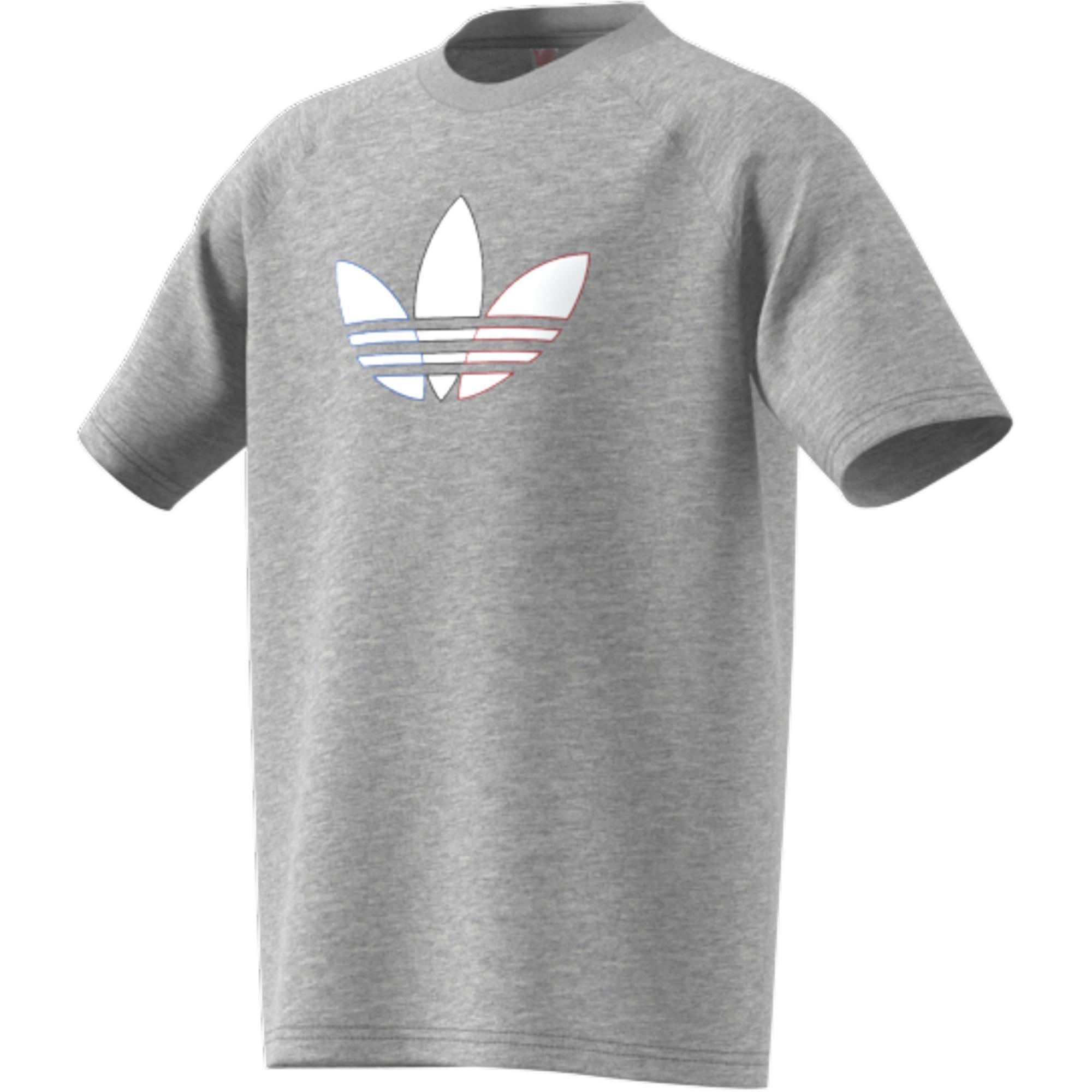 Unisex Kids Adicolor Graphic T-Shirt, Grey, A901_ONE, large image number 17
